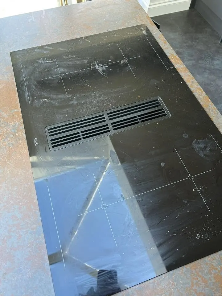 Hob clean - before
